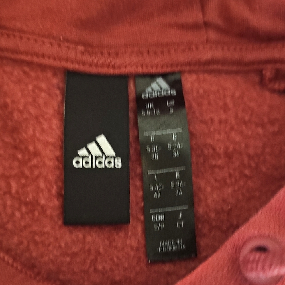 Adidas Women's Maroon Hoodie Size Small - Picture 2 of 6